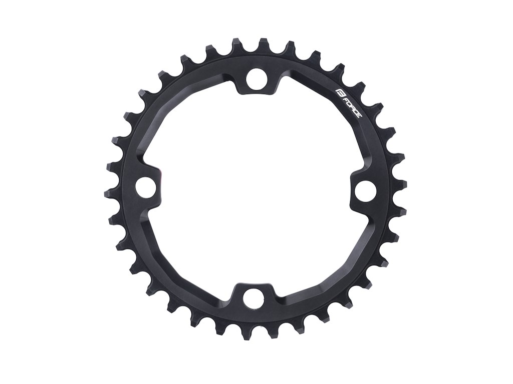 FORCE NW klinge 34 tands 4 bolt BCD 104 CNC aluminium 10/11 og 12 gear sort