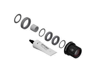 DT Swiss Ratchet LN opgraderingskit Shimano MicroSpline MTB (Aluminium) body