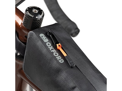 OXFORD Aqua Evo Adventure - Cykeltaske - Overrør - Sort