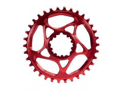 Absolute Black Klinge 30T Direkte montering SRAM GXP/BB30/DUB Rød