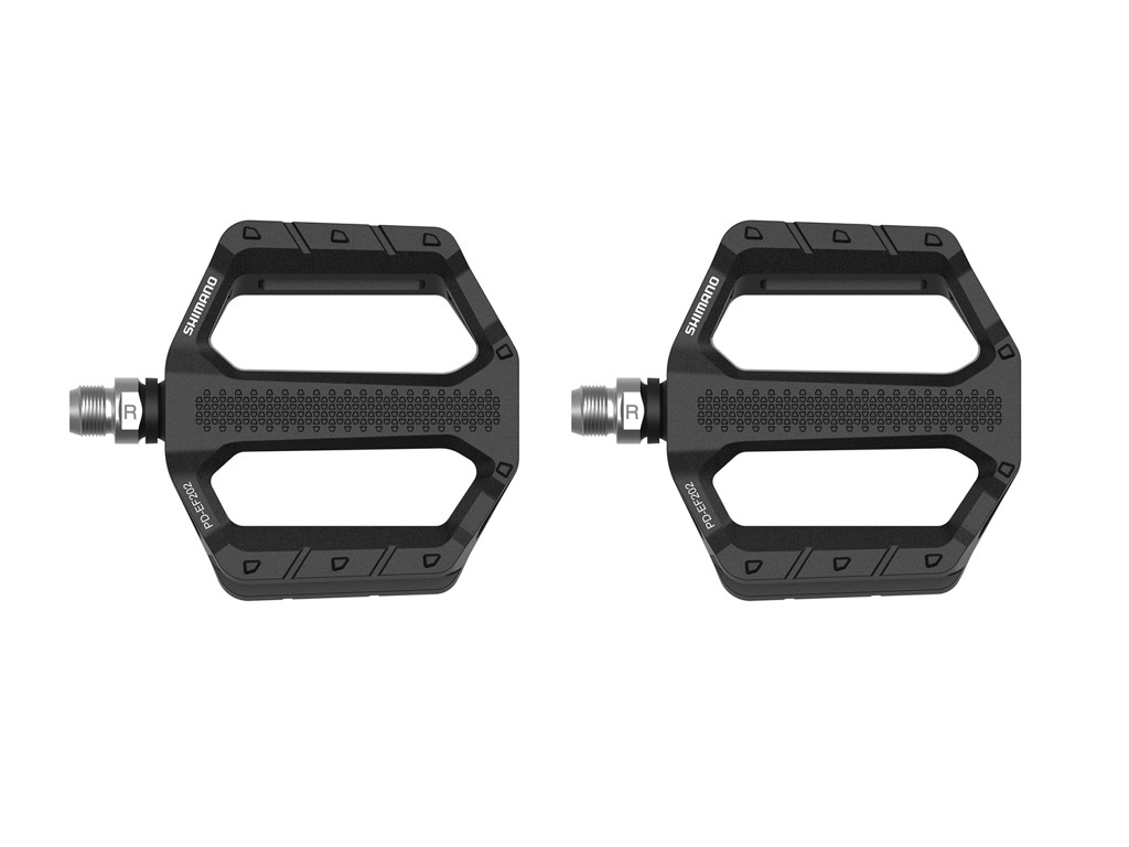 Shimano Flat - Pedaler Urban - Platform - Sort - PD-EF202