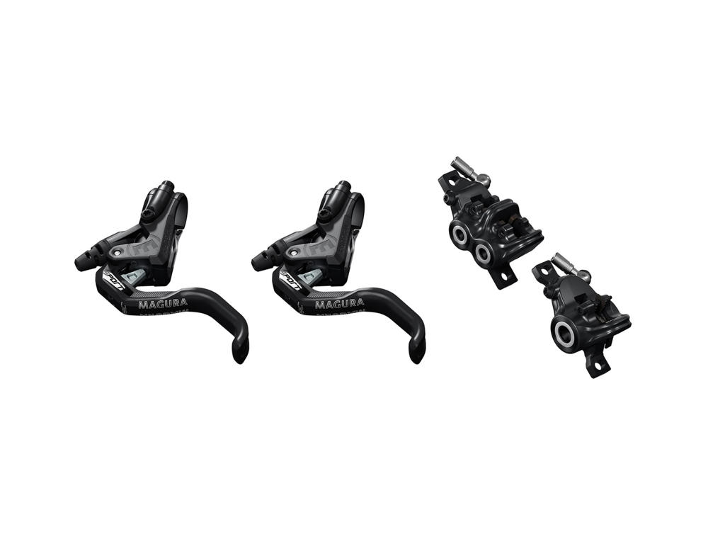 Magura MT Trail - Hydraulisk bremsesæt - Front/Bag - Sort