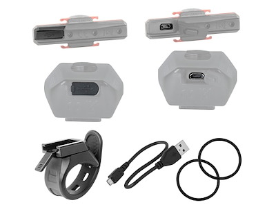 FORCE Glare USB Opladeligt Lygtesæt