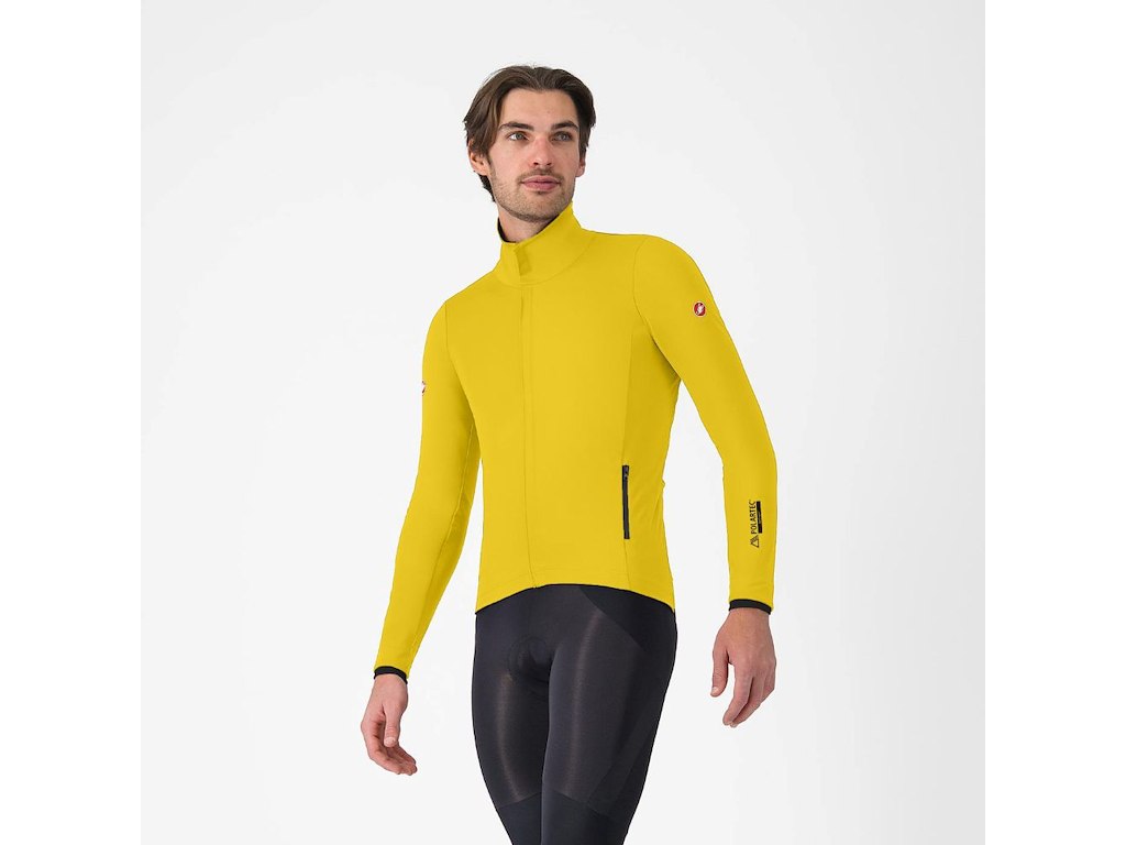 Castelli Alpha 150 Jacket - Cykeljakke - Mango Mojito/Black - L