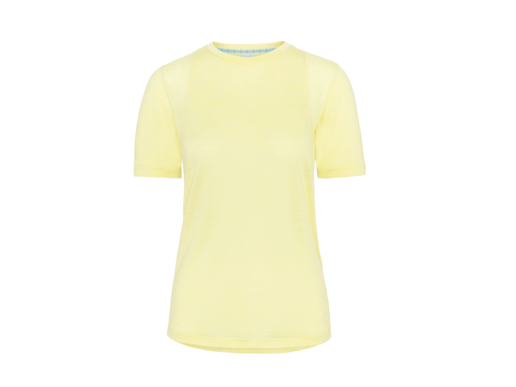 Kari Traa Embla Wool Tee - T-Shirt - Gul - Str. M