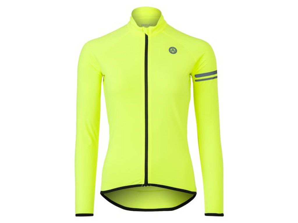 AGU Essential Thermo Jersey - Cyjektrøje - Lange ærmer - Dame - Fluo Yellow - L