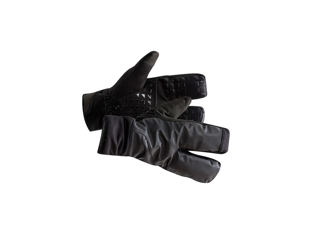 Craft Siberian Split finger handsker sort (Størrelse: Small )