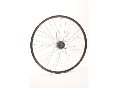 Connect - Baghjul 700c med Shimano nexus 7 gear og fodbremse - Sort fælg