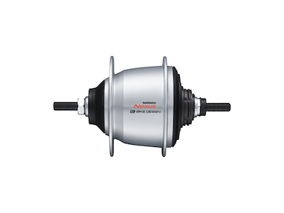 Shimano Nexus - Bagnav med 5 gear - 187mm aksel, til 36 eger - sølv - SG-C7000-5V til fælgbremse
