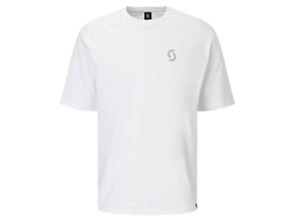 SCOTT Graphic Tee - T-Shirt - Herre - Hvid - Str. S