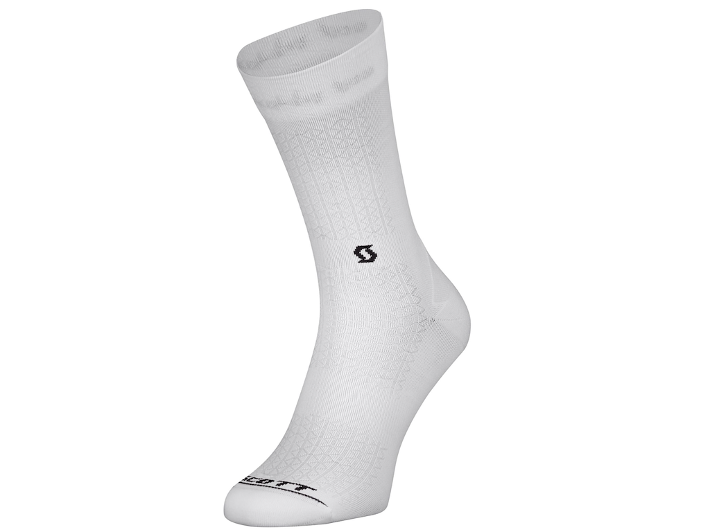 SCOTT Performance Crew Socks - Cykelstrømper - Hvid - Str. 36-38 (S)