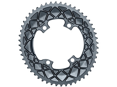 Absolute Black stor oval klinge ø110 Shimano grå