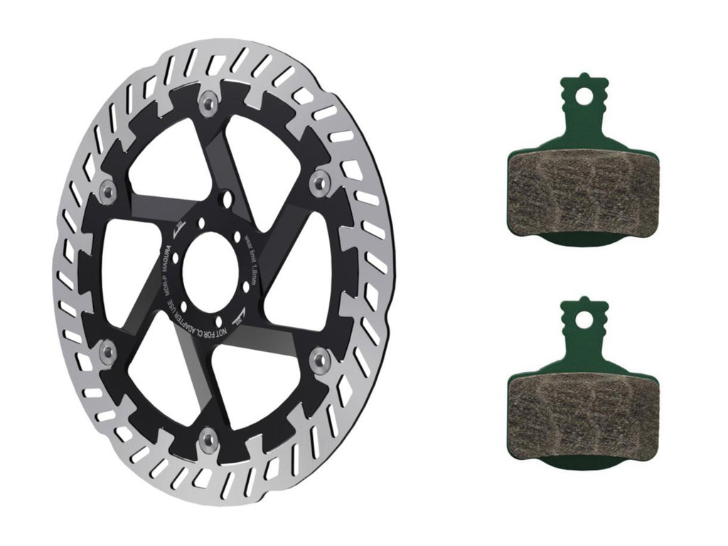 Magura MT eStop Rotor - 203 mm - 6 Bolt - Inkl. Bremseklodser