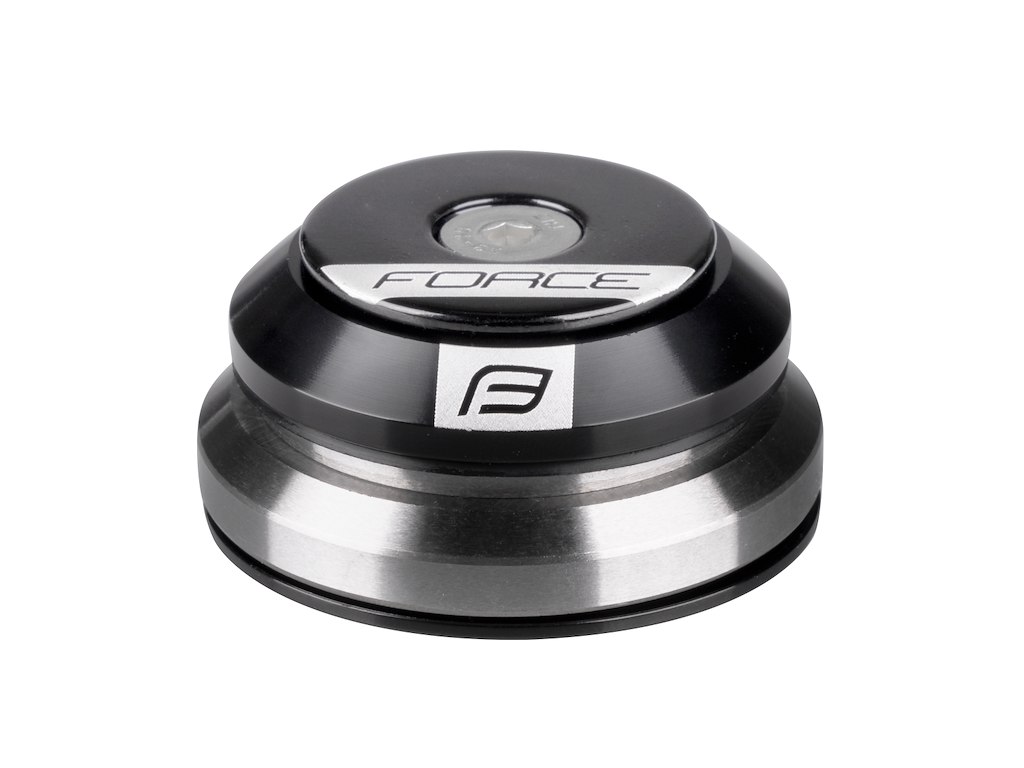 FORCE styrfittings tapered integreret 1 1/8''-1 1/2'' 36° - sort