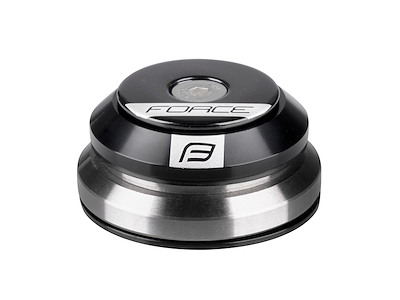 FORCE styrfittings tapered integreret 1 1/8''-1 1/2'' 36° - sort