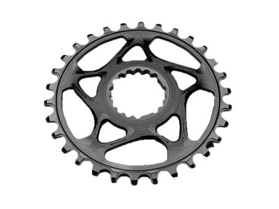 absoluteBLACK Rund klinge - Singlespeed - Directmount - 34T - Sort