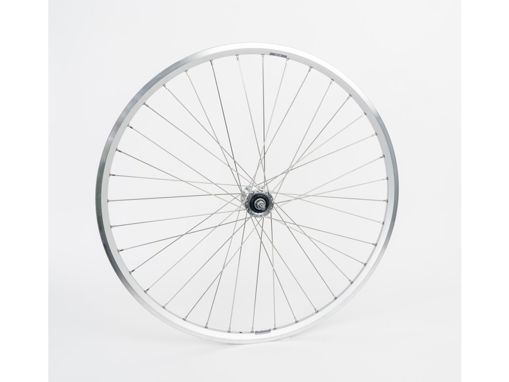 Connect Citybike Forhjul - 700C  - ZAC2000 fælg - Til Rullebremse - Sølv