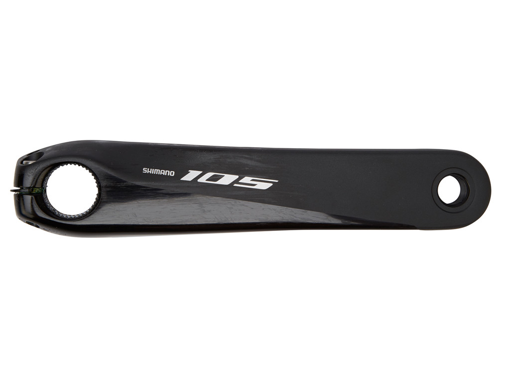 Shimano 105 - Pedalarm venstre side til FC-R7000 - 172,5mm lang - Splined fit - Sort