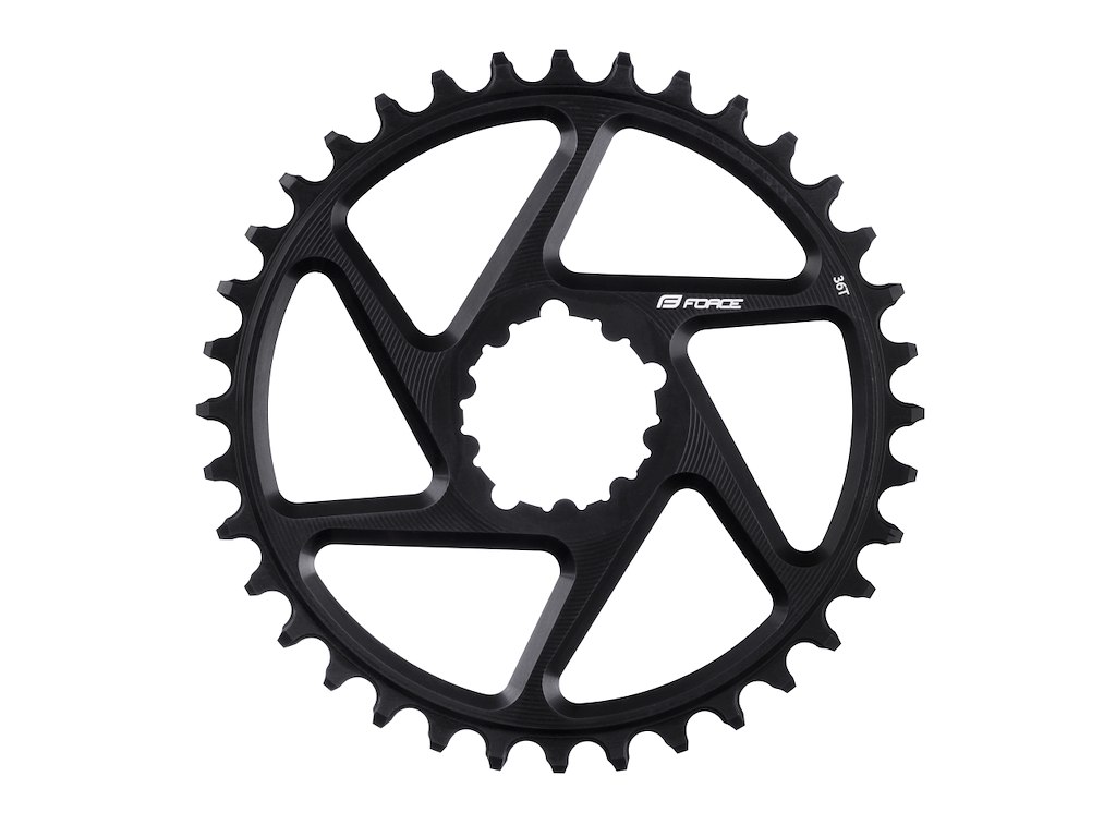 FORCE NW klinge 36 tands Direct mount CNC aluminium 10/11 og 12 gear sort