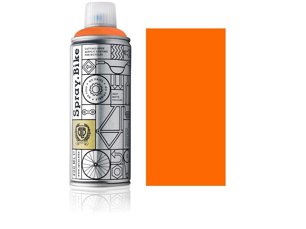 Spray.Bike spraymaling 400 ml fluorescerende orange
