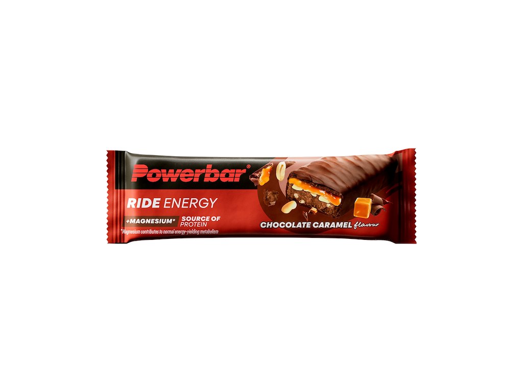 Powerbar Ride - Chocolate caramel +magnesium - 55 gram.