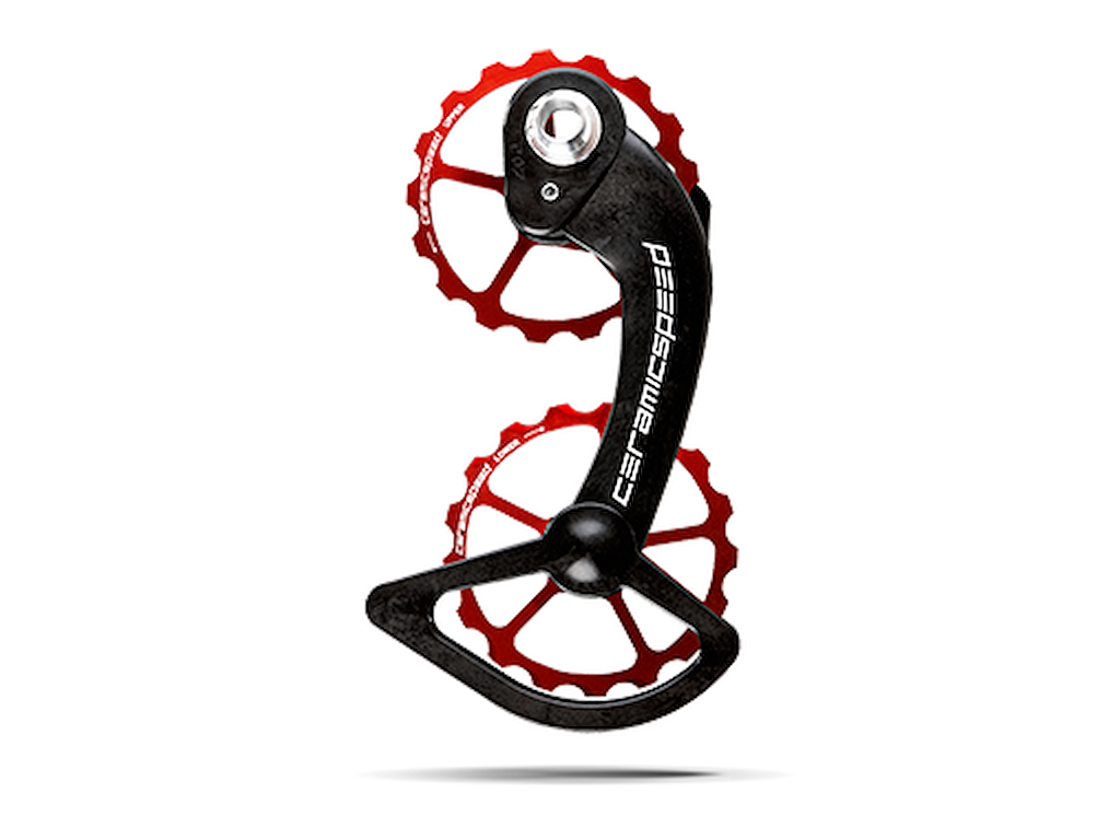 CeramicSpeed Keramiske Oversized Pulleyhjul Rød Shimano