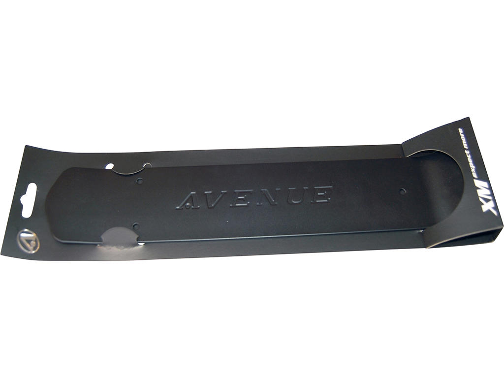 Plade til Avenue bagagebærer - DinoBlack/Rubber Black Mat