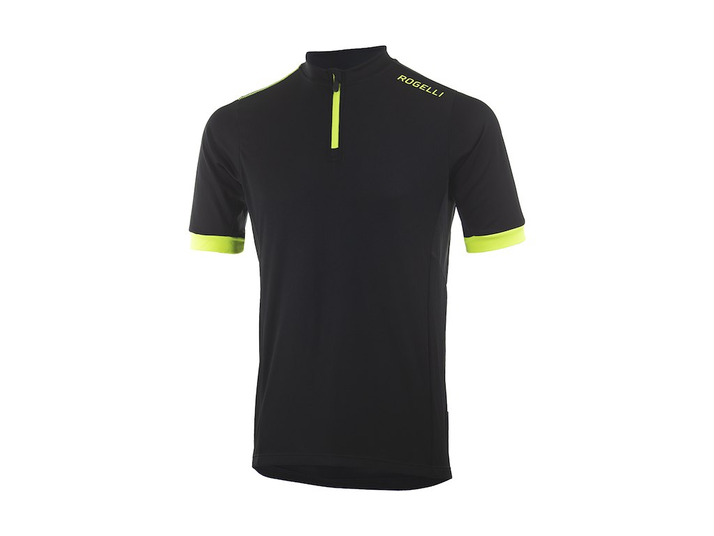 Rogelli Core Kortærmet Cykeltrøje Sort/Neon Størrelse 4XL