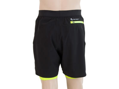 Sensor Trail - Løbeshorts med tights - Sort