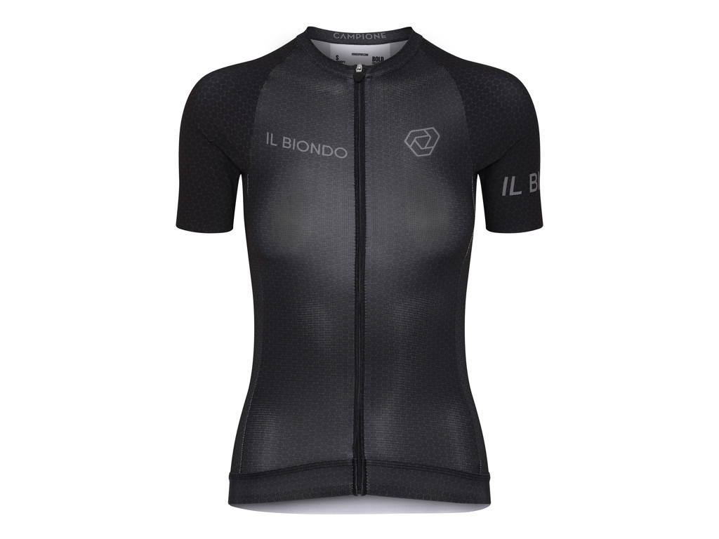 Il Biondo Road Warrior -  Cykeltrøje -  Strike 2.0 Touring - Dame - Sort - L