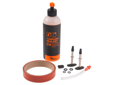 Orange Seal Tubeless Kit - 18-24 mm fælgtape - 237 ml. Tubeless væske