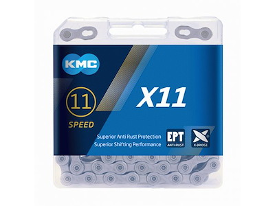 KMC X11 EPT 11-Speed Antirust kæde til Shimano, Campagnolo og Sram 118 led