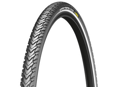 Michelin Protek Cross Max - Urban tråddæk - 700x32-35c - Sort m. refleks