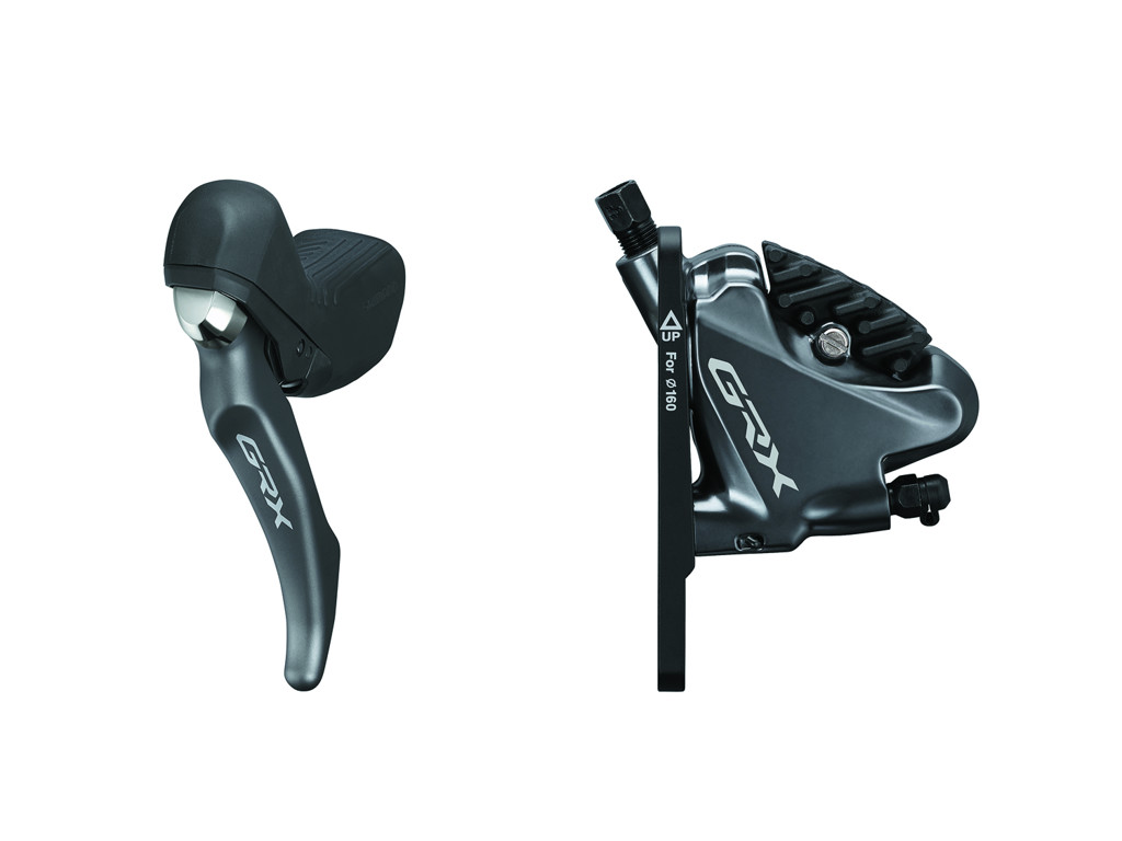 Shimano GRX - STI-greb, bremsekaliber og olieslange - Dobbelt - Hydraulisk - RX810/RX810