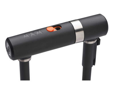 AXA Newton Pro 190 - Bøjlelås med 2 nøgler og beslag - Sort - 190 mm