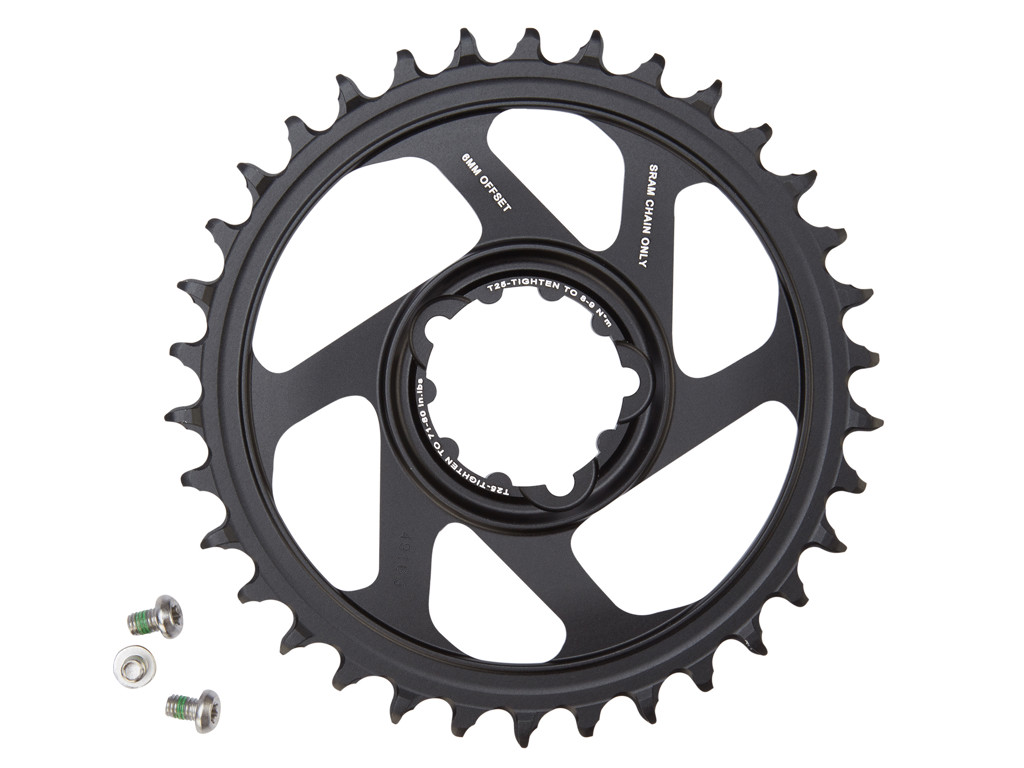 Sram Eagle XX1/X01 - Klinge - 1 x 12 gear - Sort - Direct Mount - 6 mm offset 