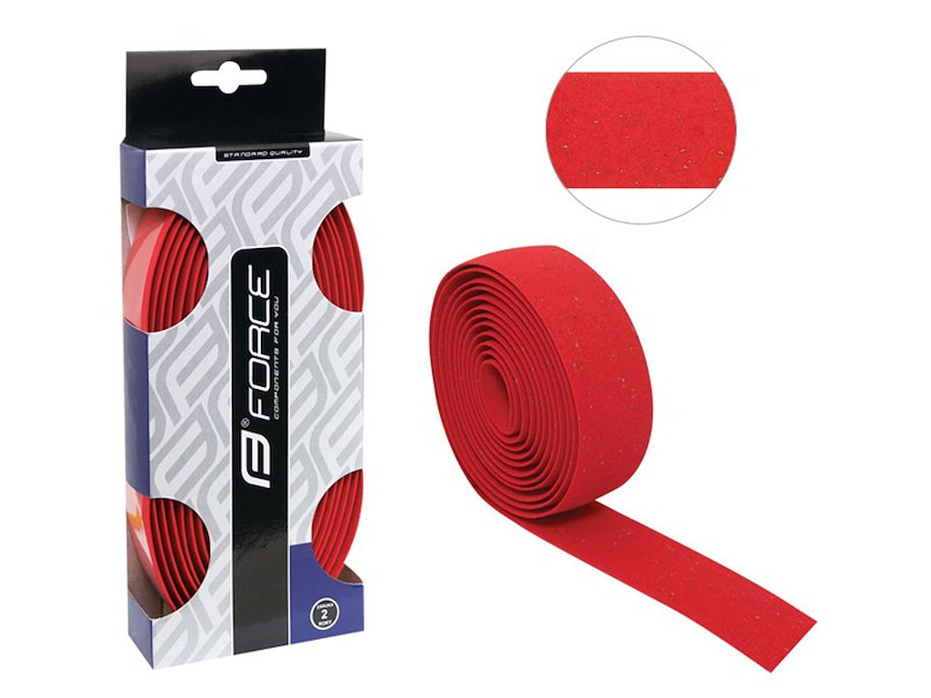 FORCE kork styrbånd rød