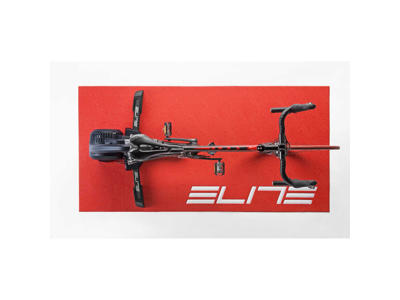 Elite Træningsmåtte til hometrainer - Rød - 180x90cm