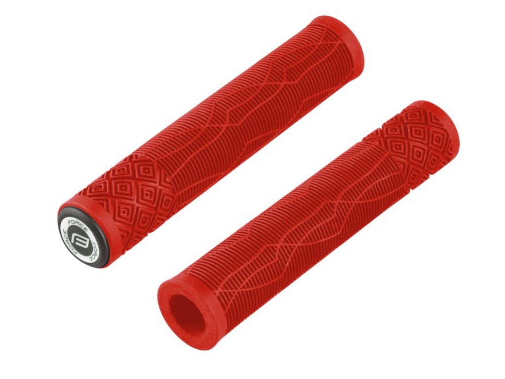 FORCE BMX160 Gummi håndtag Rød