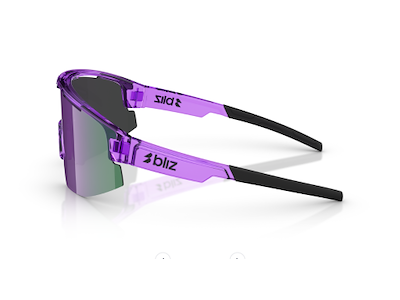 Bliz Matrix Small - Cykelbriller - Transparent Purple/Smoke/Purple Multi