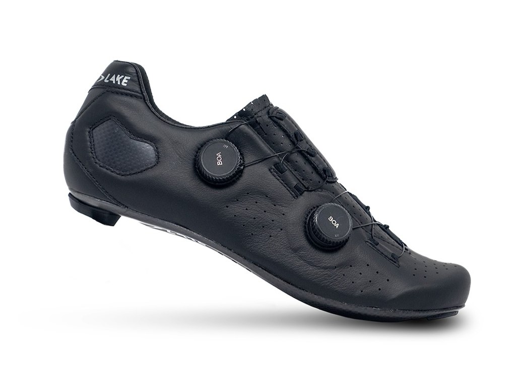 Lake CX333-X - Cykelsko - Bred - Race - Sort/Sølv - Str. 45