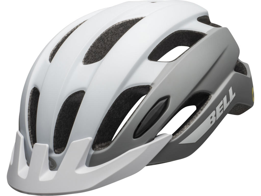 Bell Trace Mips - Cykelhjelm - Str. 53-60 cm - Mat hvid sølv