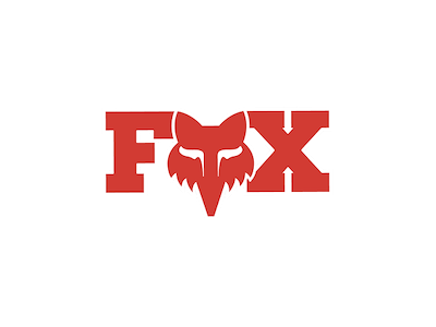 FOX Head Klistermærke 7 Rød"