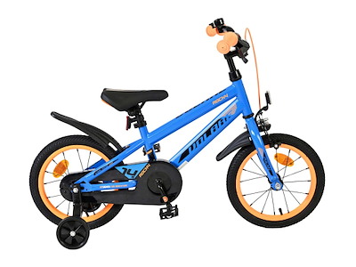 Volare Rocky Børnecykel - 14" med støttehjul - Blå