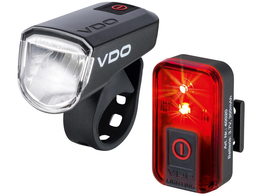 VDO Eco Light M30 - Lygtesæt - USB opladelig - 30 LUX 