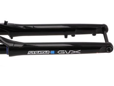 SR Suntour GVX32 suspension forgaffel Gravel 700c - 1 1/8 - 1,5" - Thru 15mm - 60mm vandring - Sort