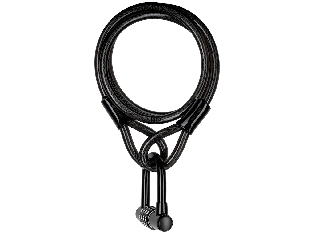 FORCE DUO U-Lock med Wire - 150 cm - Sort