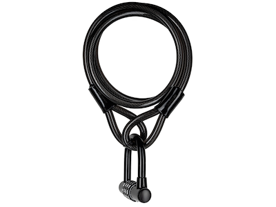 FORCE DUO U-Lock med Wire - 150 cm - Sort