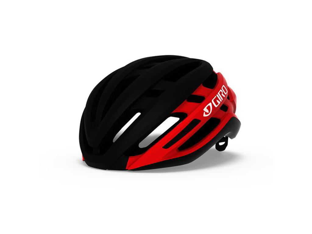 Giro Agilis Mips - Cykelhjelm - Str. 55-59 cm - Mat sort lys rød