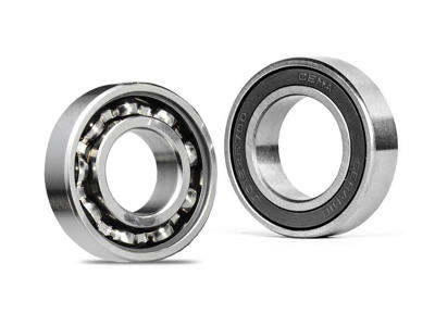 Cema - Cema kugleleje 10x26x8 - Dobbelt tætning - Crome stål